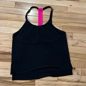 EUC Black Fabletics workout tanktop